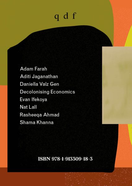 back cover of QDF showing the names of contributors